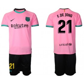 FC Barcelona Frenkie de Jong 21 Kind Third Tenue 2020-21